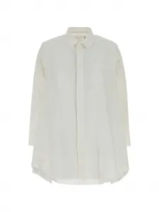 Рубашка из поплина SACAI, белый