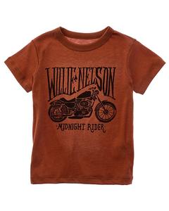 Футболка Chaser Willie Nelson Midnight Rider Chaser, коричневый