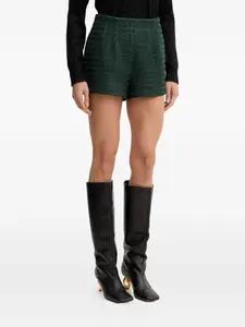 Шорты из ткани "елочка" Armani Exchange, зеленый