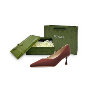 Dunnu Тонкие каблуки на шпильке 6 см женские бордовые, цвет Burgundy