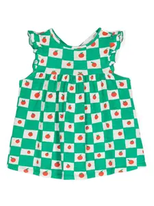 Платье из органического хлопка с принтом Tomato BOBO CHOSES, нейтральный