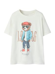 NAME IT Футболка 'NKMDOBS' в белом цвете