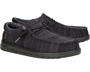 Лоферы Hey Dude Wally Stretch Sox, черный