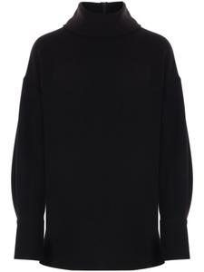 Блузка из крепа Alberto Biani, черный