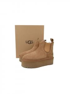 UGG Ботинки челси на каблуке коричневого цвета