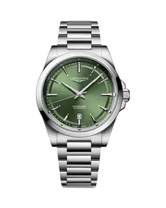 Часы Longines Conquest, 41 мм, зеленый