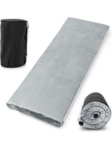 COSTWAY Походный матрас из пенополиуретана с эффектом памяти, 183 см, серый