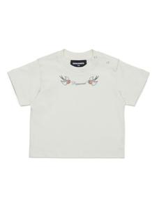 DSQUARED2 KIDS футболка с логотипом, белый