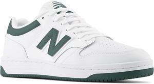 Кроссовки New Balance Unisex-Adult 480 V1, White/Nightwatch Green 1