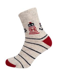 Носки HomeOfSocks HOS8017, экрю