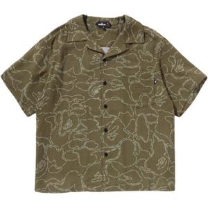 Рубашка Bape Printed Casual S/S A BATHING APE, желтый