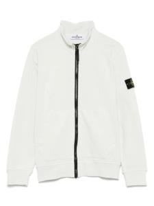 Толстовка с изображением компаса от Stone Island Junior, серый