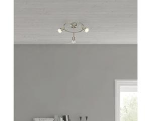 Спиральный утюг Loona с 3 точками Brilliant Ø 24 см GU10, утюг, теплый белый