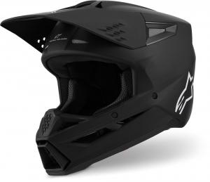Мотокроссовый шлем Alpinestars s-m3, Black Matt