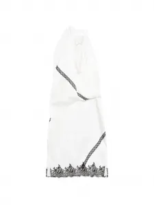 Драпированное платье из кружева Iro, белый