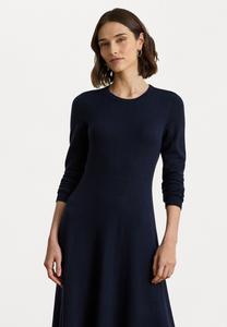Платье Lauren Ralph Lauren WOOL CREWNECK SWEATER DRESS, Lauren Navy/Dark Blue
