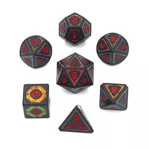 RPG Dice Final Countdown RGFK Набор из 7 металлических кубиков