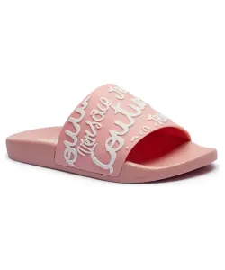 Тапочки из ракушек Versace Jeans Couture, розовый