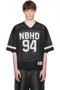 Хоккейная футболка с V-образным вырезом Neighborhood, черный