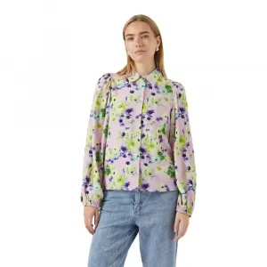 Рубашка с длинным рукавом Yas Asina, фиолетовый