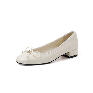 Hongyanglin Женские повседневные туфли-лодочки экрю, цвет Ecru