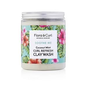 Очищающий шампунь Soothe Me Coconut Mint Curl Refresh Clay Wash Flora And Curl, 260 гр