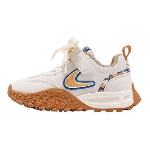 Износостойкие низкие детские кроссовки для повседневной жизни FAIRWHALE, бежевый/хаки