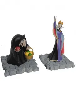 Статуя Белоснежки и Злой Королевы Диснея, установленная Дэвидом Краковым и EFX Efx Collectibles, black