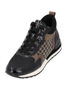 Элегантные туфли на шнуровке remonte, цвет black/schwarz/brown/leinen/sch