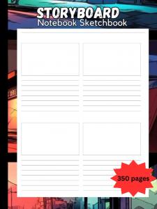 Storyboard 350 pages: Comic Notebook blank sketchbook (Independently published)
