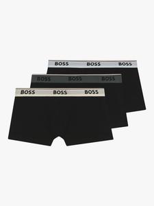 Трусы BOSS Cotton HUGO BOSS, Pack of 3, Black