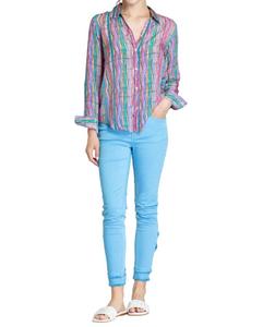 Рубашка Candle Wax Button-Front в цвете Multi APNY