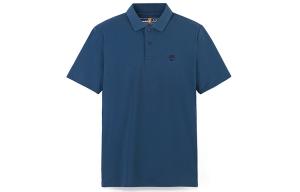 Футболка поло мужская темно-синяя Timberland