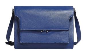 MARNI Сумка через плечо Trunk Calfskin, мужская синяя