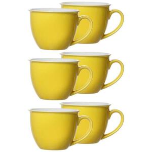 Джамбо Чашки doppio, набор из 6 шт. Ritzenhoff, желтый