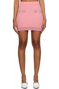 Мини-юбка с розовыми пуговицами Pushbutton