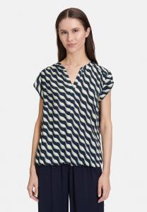 Блуза Betty Barclay SCHLUPF KURZARM, Dark Blue/Green/Dark Blue