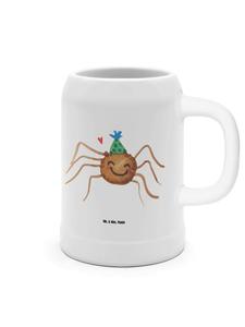 Пивная кружка паук Агата вечеринка без слов в белом Mr. & Mrs. Panda