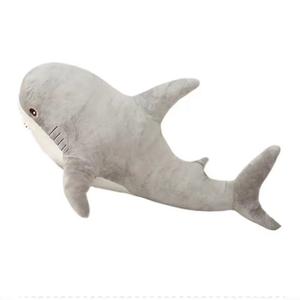 Большая милая креативная акула плюшевая кукла 30см/45см/60см/80см/100см/120см/140см/160см высота OUYIN