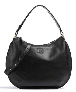 Сумка-ведро Volterra из мелкозернистой яловой кожи. Brics, черный