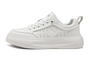 Дышащие низкие кроссовки для скейтбординга, увеличивающие рост, мужские HLA, White
