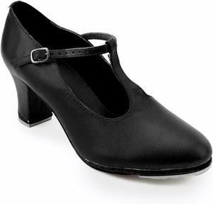 Туфли Danca TA49 с ремешком T-Strap и каблуком 2'' Unknown, черный