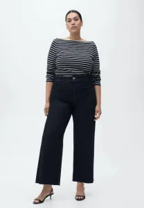 Джинсы-Кюлоты catherin с высокой посадкой и прямым кроем Mango, Blue