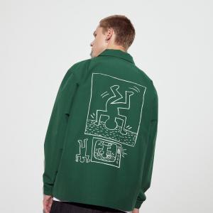 Куртка UNIQLO x Keith Haring Co-branded Series, 55 зеленый