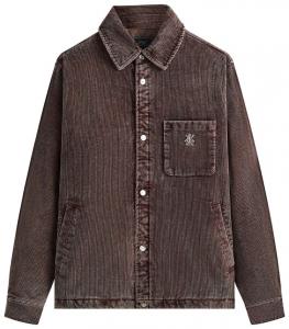 Куртка-рубашка Kith Washed Corduroy Brixton Puffed Shirt Jacket, коричневый