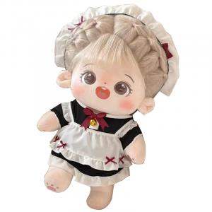 Обратимый большой плюшевый кукла с текстурой каштана, высота 40 см Dolls and bears dance, розовый