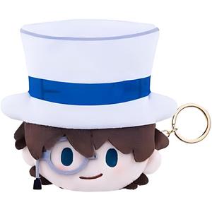 Плюшевый кулон кусадама кайто кид из детектива конана case closed potepotte everyday f reward, высота 10,5 см BANDAI