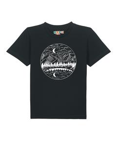 Рубашка watabout.kids Mountains by Night, черный