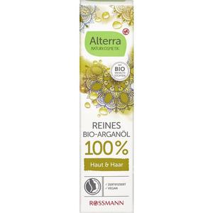 100% чистое органическое аргановое масло Alterra NATURKOSMETIK, 30 ml