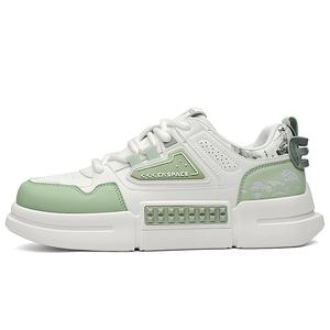 China Aerospace Мужские скейтерские кроссовки низкие бордово-зеленые яблоко, цвет Apple Green